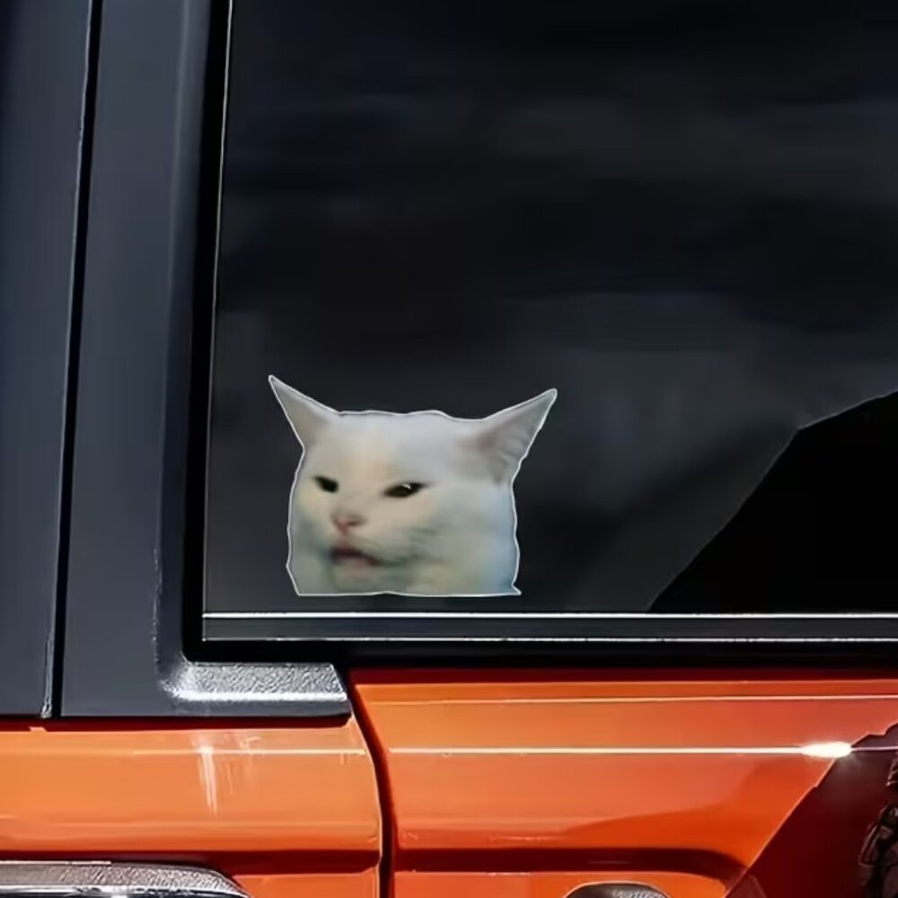 “Smudge the Cat”‎ Car Window Sticker (BRAND NEW & SO CUTE!)